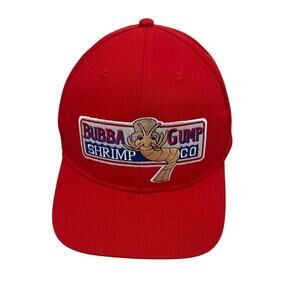 Forrest Gump Snapback Hat Bubba Gump Shrimp Co Red Trucker Hat OSFM NWOT